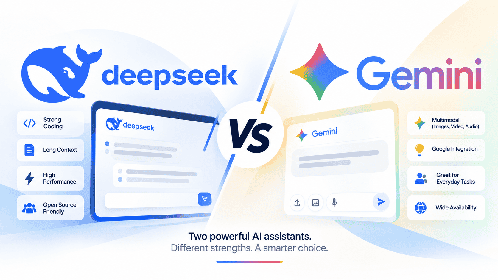 DeepSeek vs Gemini