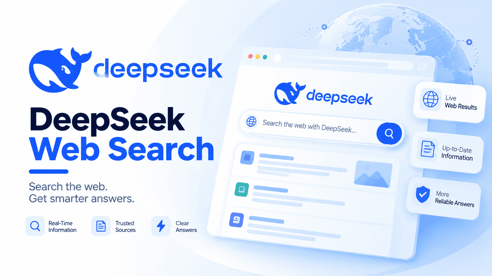 DeepSeek web search